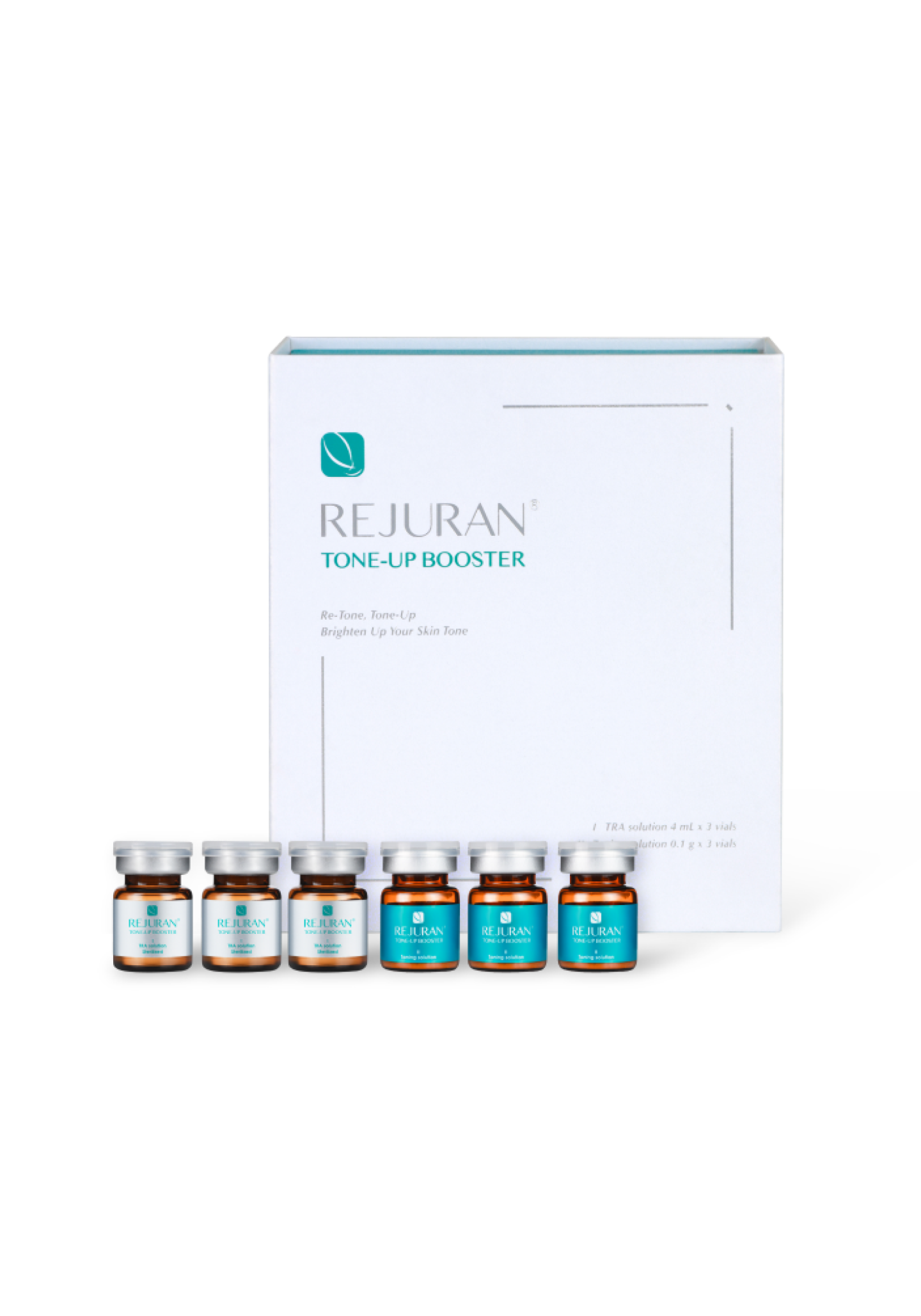 Rejuran Tone-up Booster - 4ml x 3vials + 0.1g x 3vials
