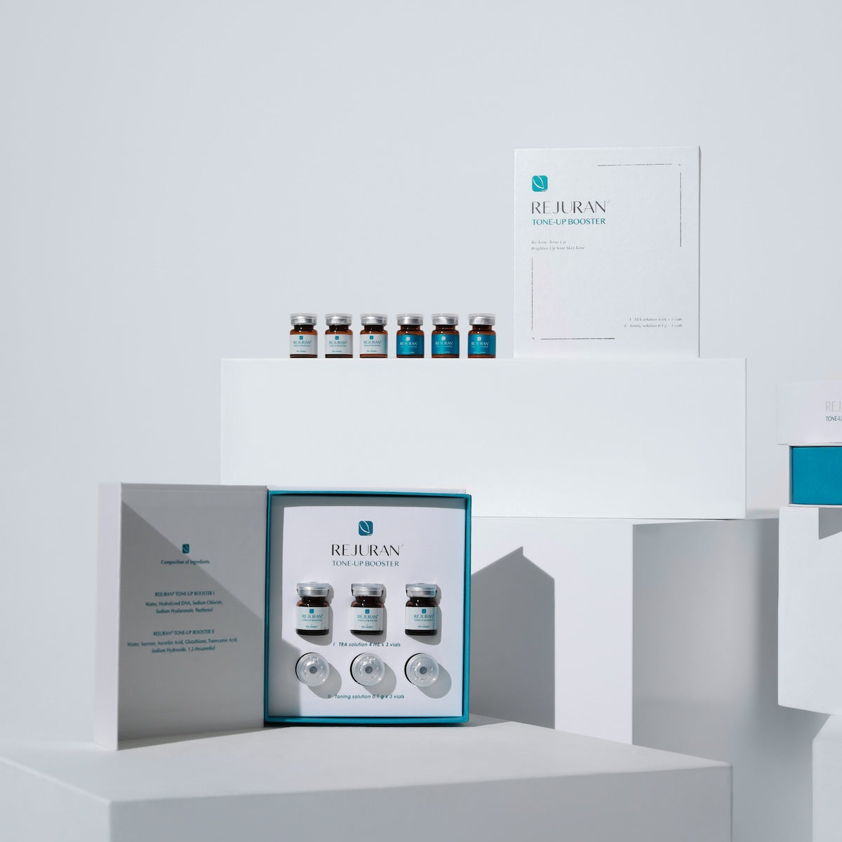 Rejuran Tone-up Booster - 4ml x 3vials + 0.1g x 3vials
